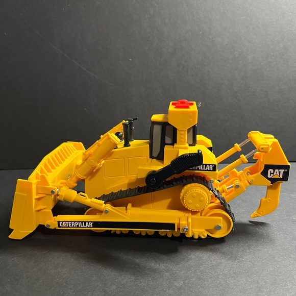 CAT BULLDOZER Toy State Industries Caterpillar Talking Lights Movement 1997 - Picture 1 of 9